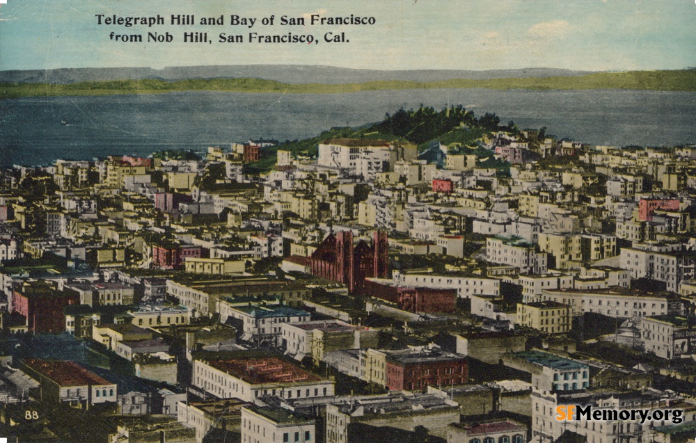 View of Telegraph Hill from Nob Hill