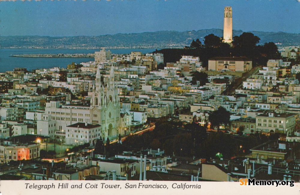 View of Telegraph Hill from Nob Hill