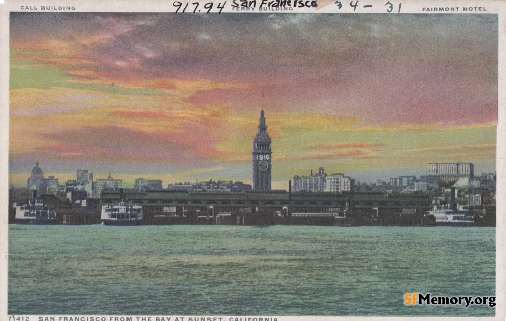 Ferry Building from water