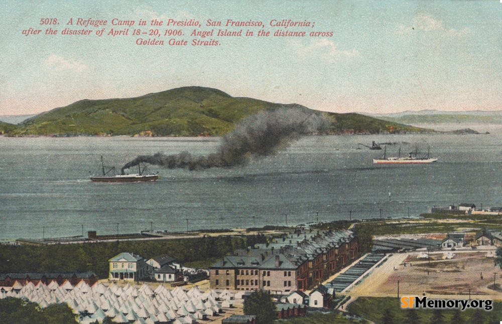 Presidio showing Refugee Camp