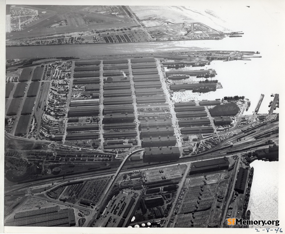 Oakland Middle Harbor Aerial