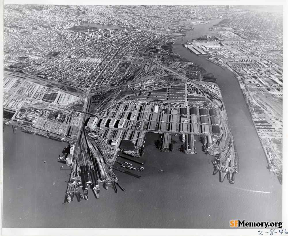Oakland Middle Harbor Aerial