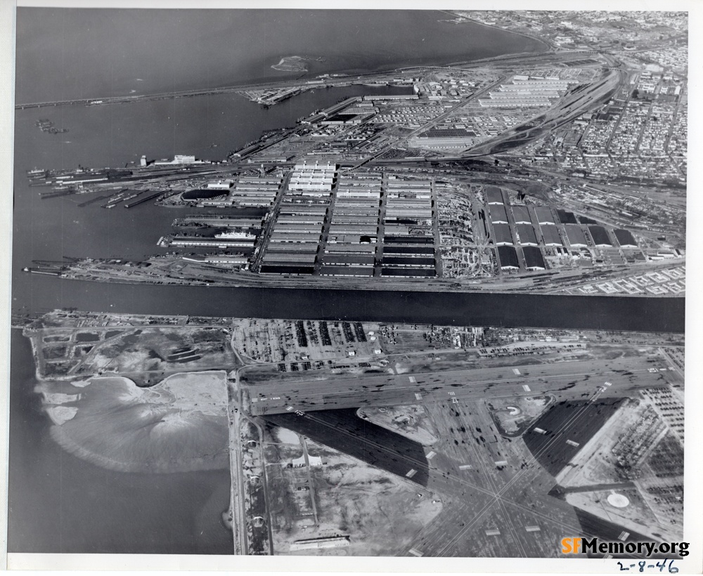 Oakland Middle Harbor Aerial