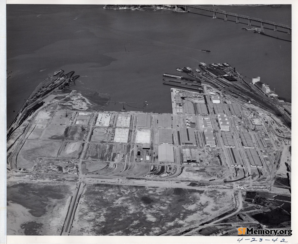 Oakland Middle Harbor Aerial