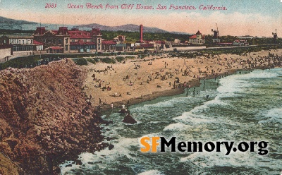 Ocean Beach from Cliff House