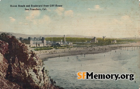 Ocean Beach from Cliff House