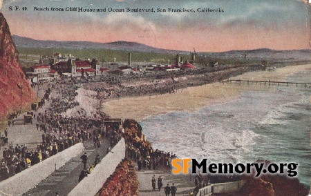 Ocean Beach from Cliff House