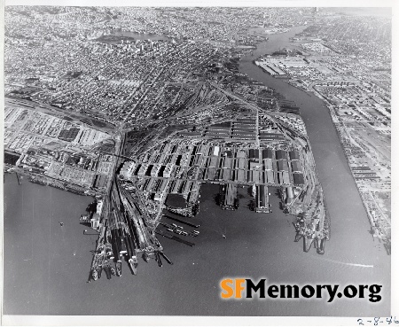 Oakland Middle Harbor Aerial