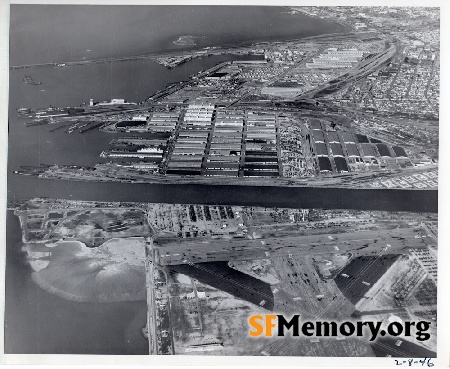 Oakland Middle Harbor Aerial