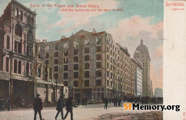 Palace Hotel Ruins,1906