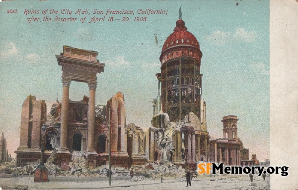 City Hall Ruins,1906