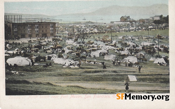 Fort Mason Refugee Camp,Apr 1906
