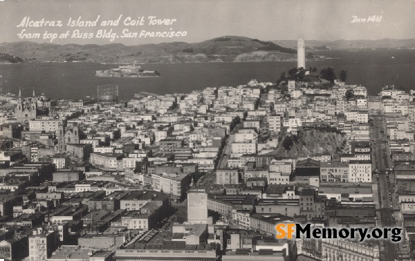 View of Telegraph Hill from top...,n.d.