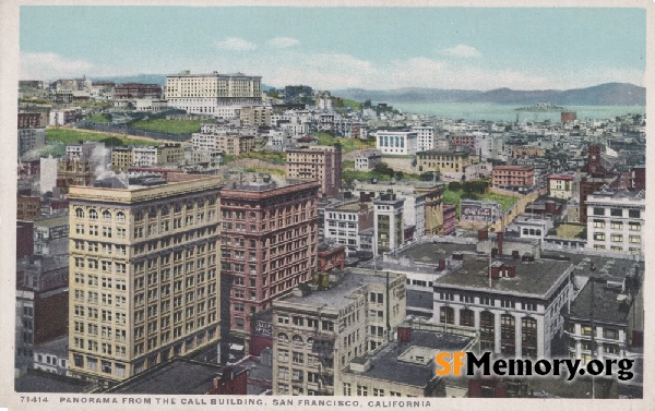 View of Nob Hill from top of Call,n.d.