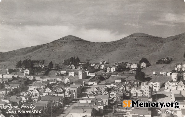 View of Twin Peaks and end of Market...,n.d.