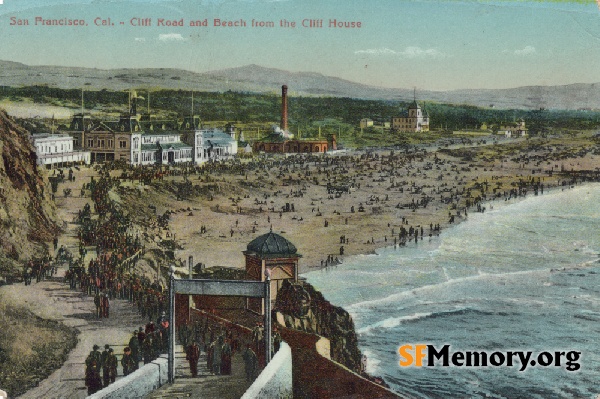 Ocean Beach from Cliff House,n.d.