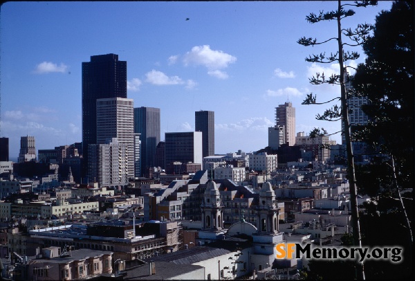 View from Russian Hill,Dec 1969