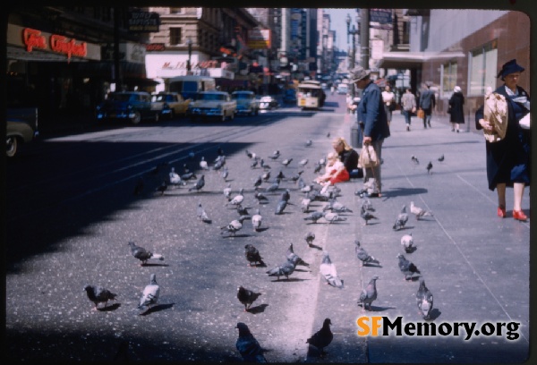 Powell near Market,Aug 1960
