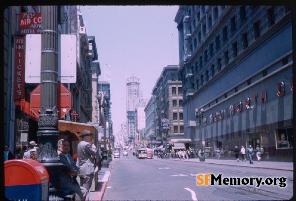 Powell near Market,Jul 1956