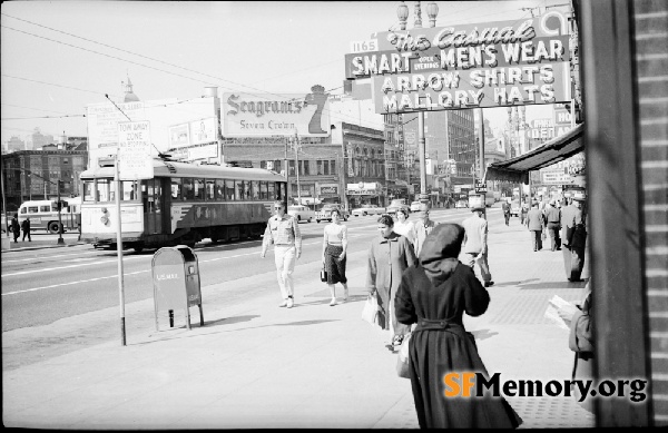 Market near Fulton,1957